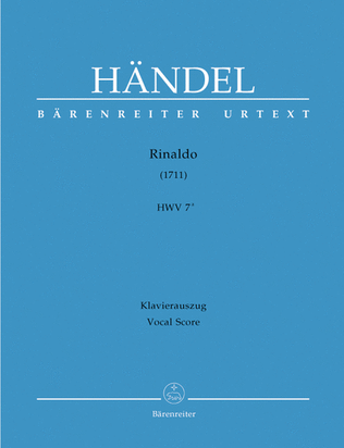 Book cover for Rinaldo HWV 7a