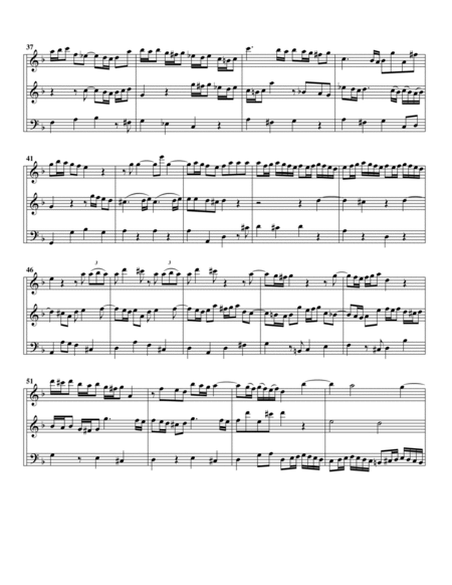 Trio sonata TWV 42:d4 (Essercizii musici, trio no.11) (arrangement for 3 recorders)