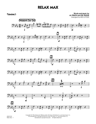 Book cover for Relax Max (arr. Rick Stitzel) - Trombone 3