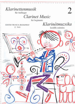 Book cover for Clarinet Music for Beginners - Volume 2
