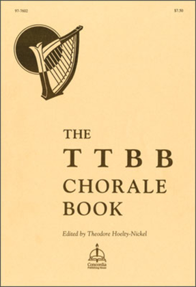 Book cover for The TTBB Chorale Book, Vol. 1
