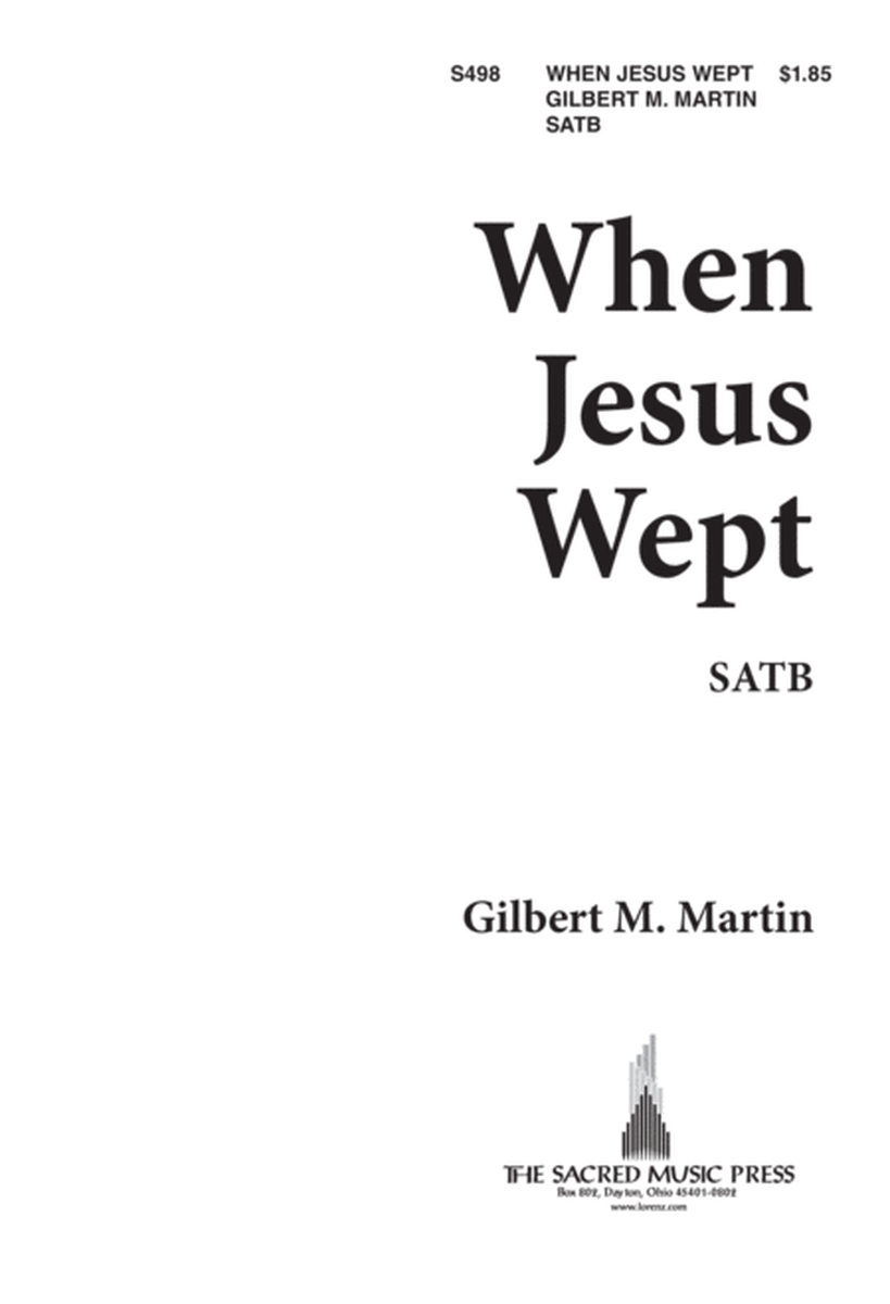 When Jesus Wept