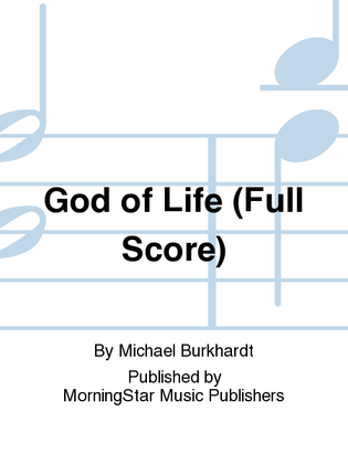 Book cover for God of Life (Full Score)