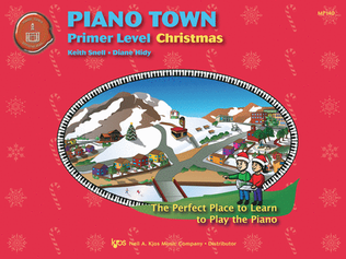 Book cover for Piano Town Christmas - Primer