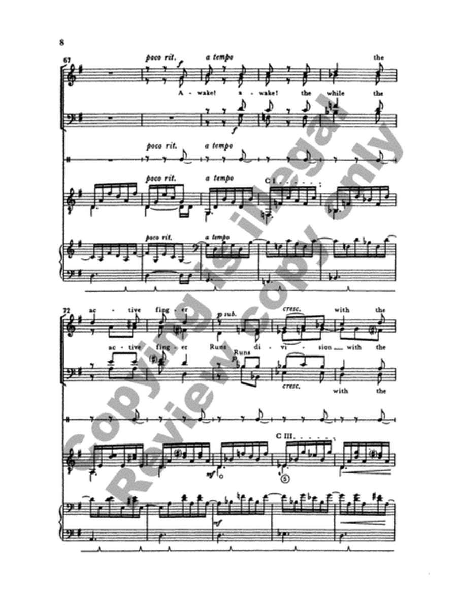 What Sweeter Music (Choral Score)