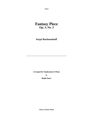 Fantasy Piece Op. 3 No. 3 for Euphonium & Piano