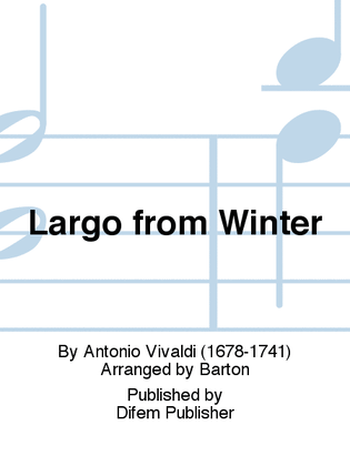 Book cover for Largo from Winter