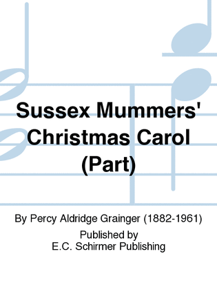 Book cover for Sussex Mummers' Christmas Carol (E-flat Clarinet Replacement Part)