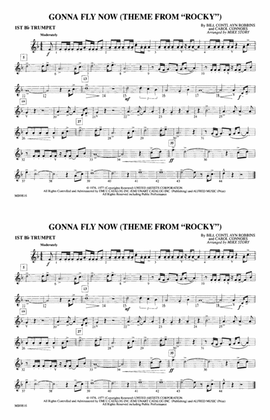 Book cover for Gonna Fly Now (Theme from Rocky): 1st B-flat Trumpet