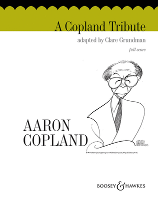 Book cover for A Copland Tribute