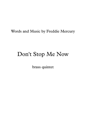 Book cover for Don't Stop Me Now