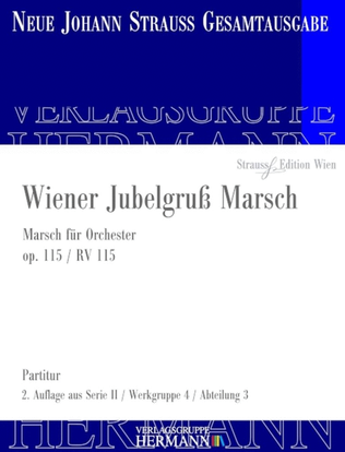 Book cover for Wiener Jubelgruß Marsch Op. 115 RV 115