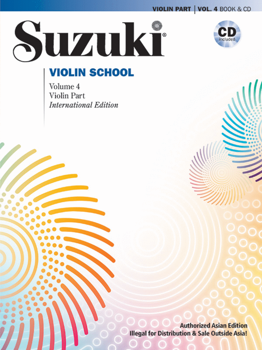 Suzuki Violin School, Volume 4 (Asian Edition)
