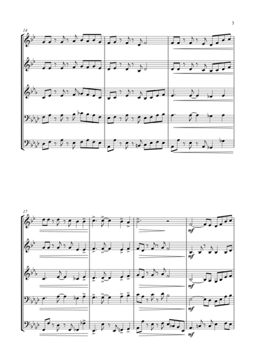 Battle Hymn of the Republic - a Jazz Arrangement - for Brass Quartet image number null