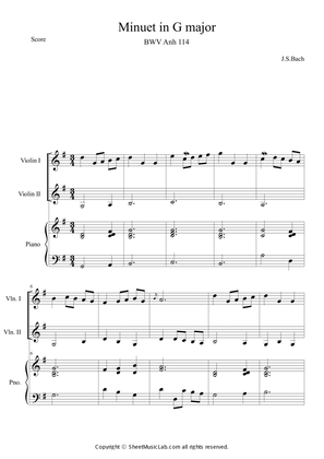 Book cover for Minuet in G major