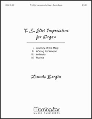 Book cover for T. S. Eliot Impressions for Organ
