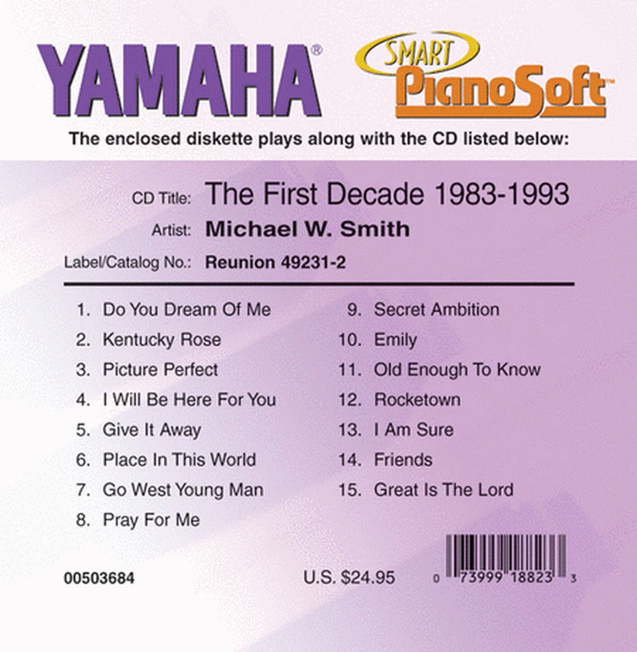 Michael W. Smith - The First Decade: 1983-1993 - Piano Software