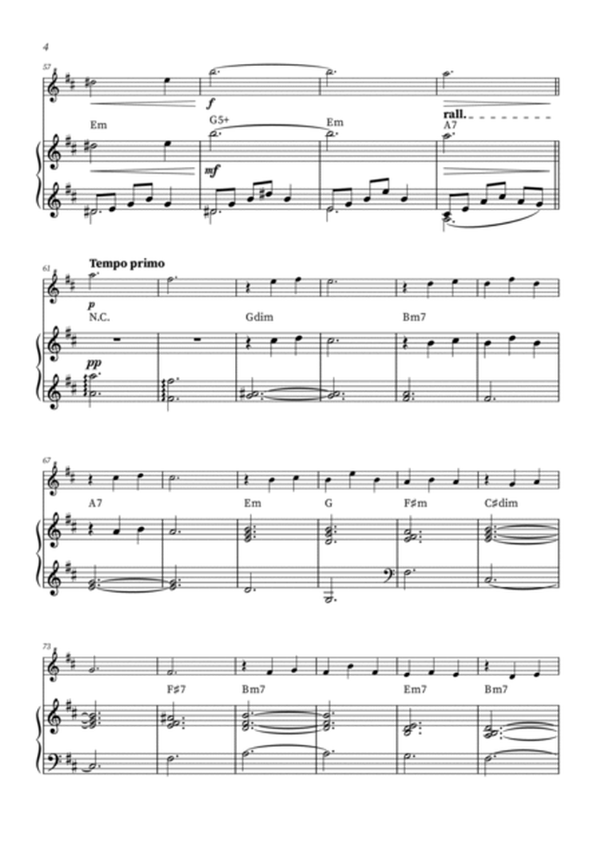 Clair de Lune - Soprano Recorder and Piano + CHORDS image number null