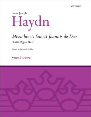 Book cover for Missa brevis Sancti Joannis de Deo ('Little Organ Mass')