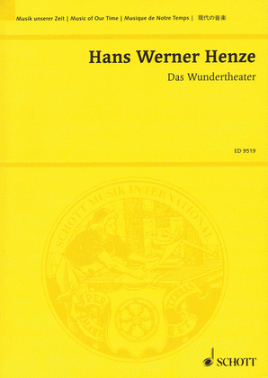 Book cover for Das Wundertheater