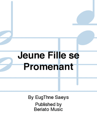 Book cover for Jeune Fille se Promenant