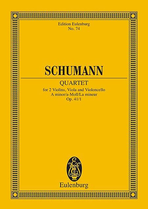 Book cover for String Quartet No. 1, Op. 41 in A Minor