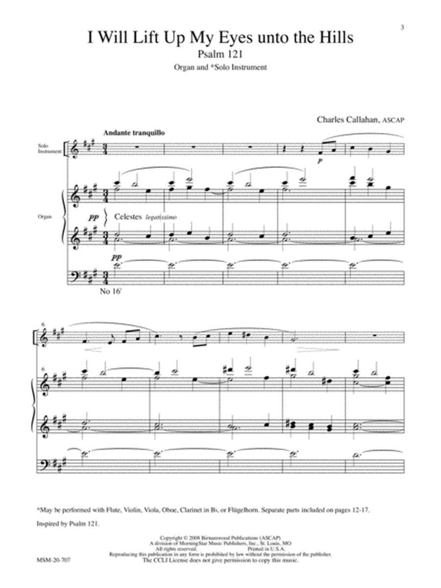 Two Psalm-Preludes for Organ and Solo Instrument image number null