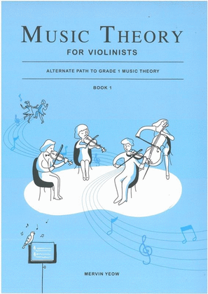 Book cover for Music Theory For Violinists Book 1