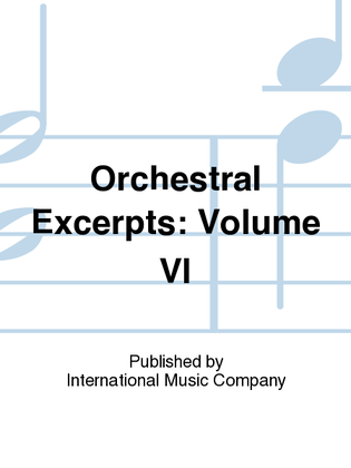 Book cover for Orchestral Excerpts