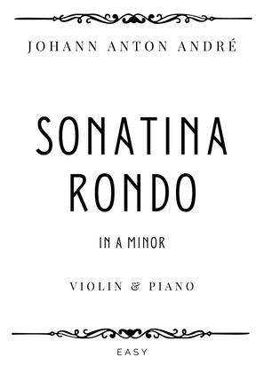 Book cover for André - Sonatina in A Minor (Rondo Allegretto) - Easy