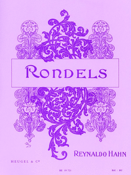 Rondels, For Satb Choir And Piano