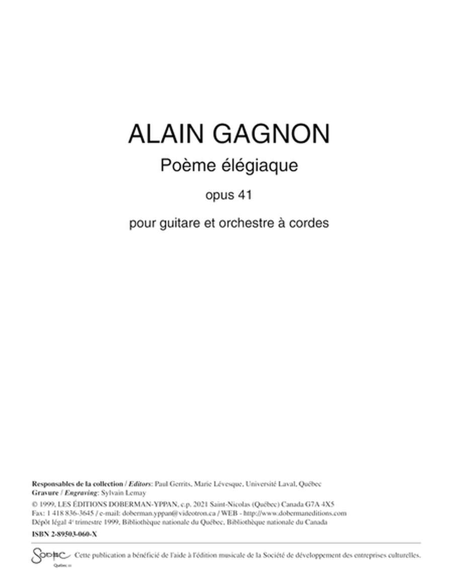 Poeme elegiaque (guitar) (pno red)