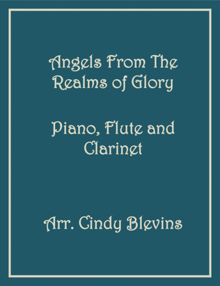 Book cover for Angels From the Realms of Glory, for Piano, Flute and Clarinet