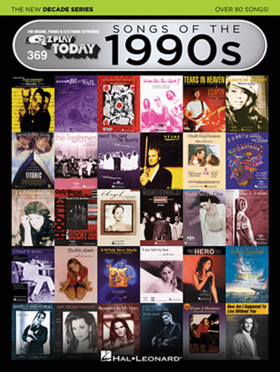 Book cover for Songs of the 1990s – The New Decade Series