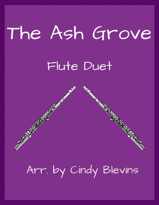 Book cover for The Ash Grove, Flute Duet
