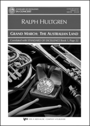 Book cover for Grand March - the Australian Land - Score