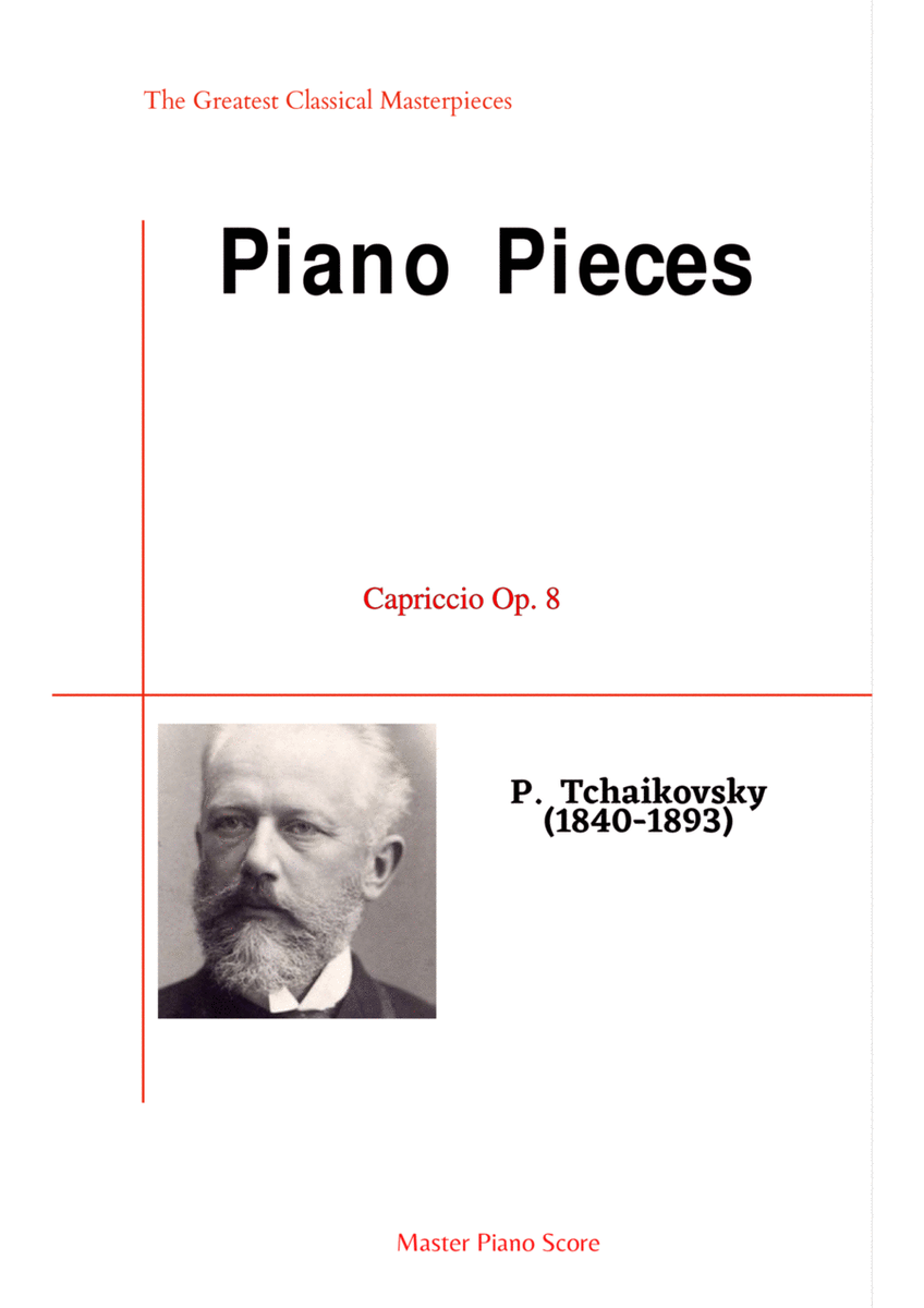 Tchaikovsky-Capriccio Op.8(Piano) image number null