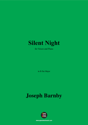 Book cover for Barnby-Silent Night,in B flat Major