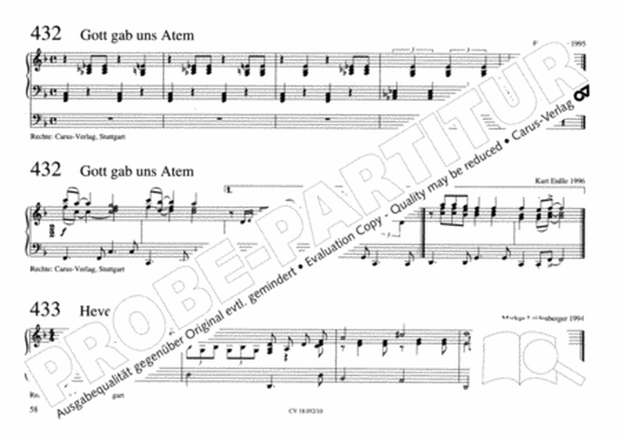 Esslinger Orgelbuch, Bd I-III