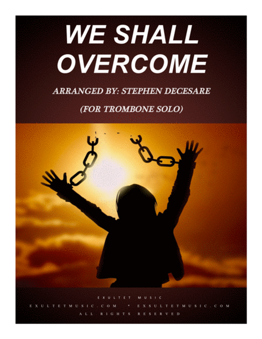 We Shall Overcome (for Trombone solo and Piano) image number null