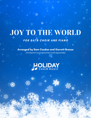 Book cover for Joy to the World (SATB)