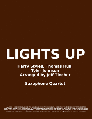 Book cover for Lights Up