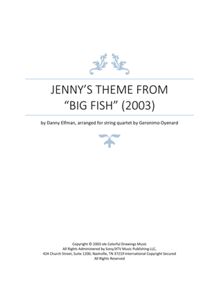 Book cover for Jenny's Theme