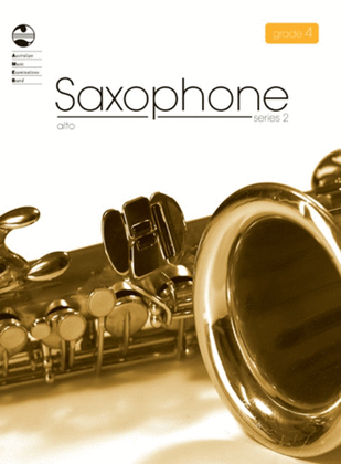 Book cover for Alto Saxophone Grade 4 Series 2 AMEB
