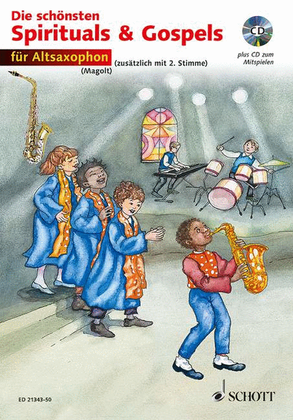 Book cover for The Best of Spirituals & Gospels - 1-2 Alto Saxophones