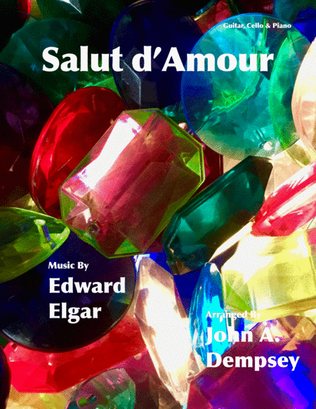 Book cover for Salut d'Amour (Love's Greeting): Trio for Guitar, Cello and Piano