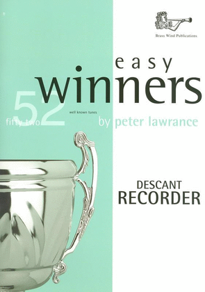 Book cover for Easy Winners Descant Recorder