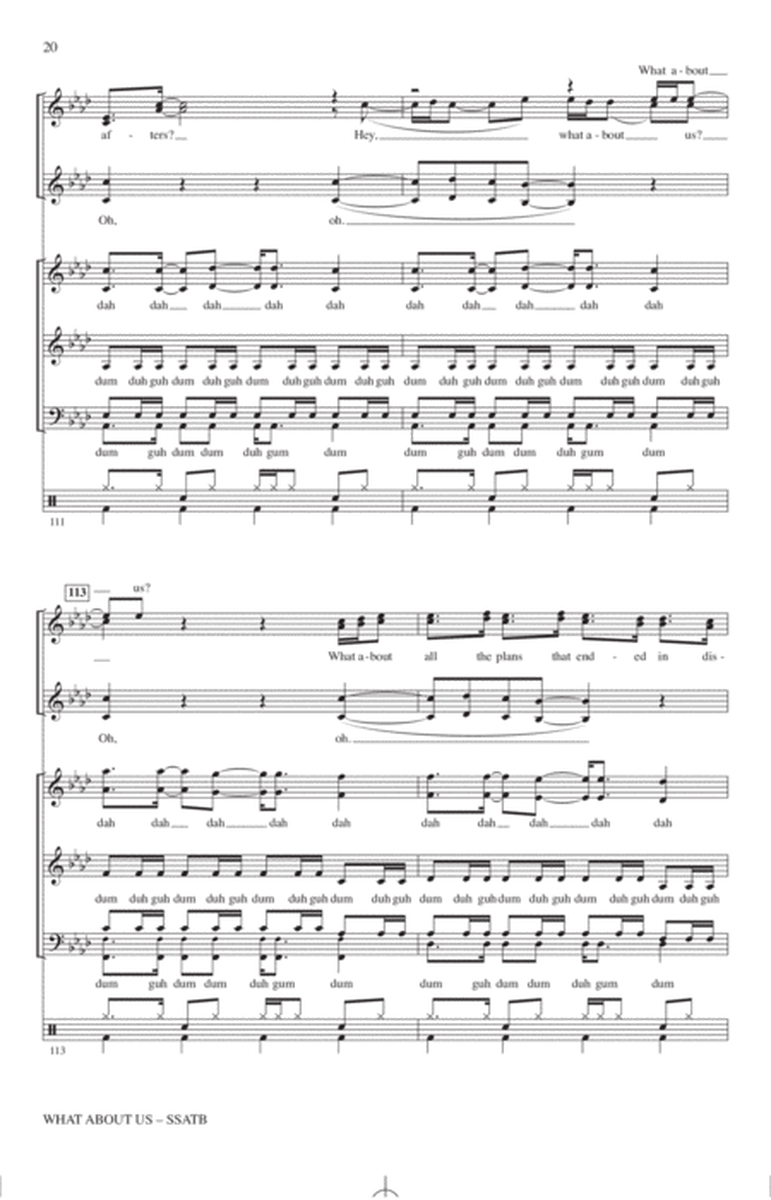 What About Us (arr. Paul Langford)