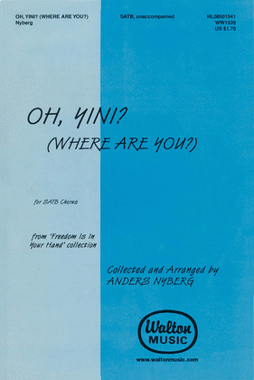 Book cover for Oh, Yini? (Where Are You?)