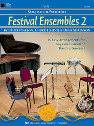 Book cover for Standard of Excellence: Festival Ensembles 2 - Bassoon/Trombone/Baritone B.C.